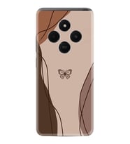 Xiaomi 14C Kılıf Boutique Baskılı Resimli Kahve Kelebek Pcode -038
