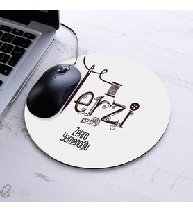 Hediyelik Terzi Temalı Yuvarlak Mousepad