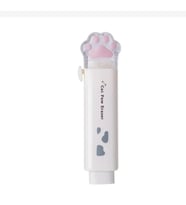 Pati Silgi Pvc Kırtasiye Hediyelik Gift Kedi Pençe Beyaz Kurşun Kalem Için Geri Çekilebilir 1 Adet