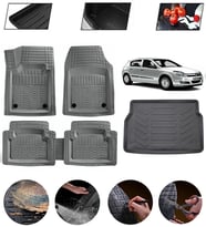 Opel Astra H 2004-2010 Hatchback Uyumlu Paspas Araca Özel Bagaj Havuzu MBS Gri