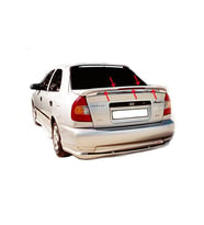 Hyundai Accent Uyumlu Spoiler Bagaj Yüksek (Işıklı) Fiber 2000-2003