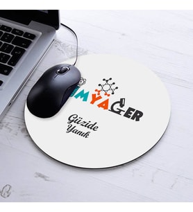 Hediyelik Kimyager Temalı Yuvarlak Mousepad