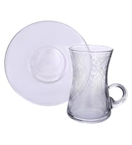 Lıvıano Kulplu Çay Takımı 12 Parça Barok