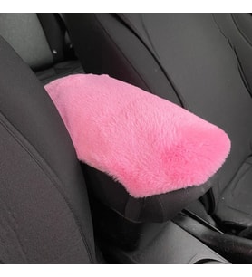 Yumuşak Peluş Kol Dayama Kolçak Minderi Pembe