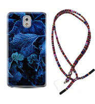 Samsung Note 3 4 5 8 9 20 Ultra 10 Lite Kılıf Boyun Asklı Rasta Silikon Blue Foid 1628