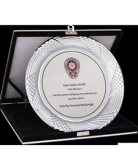 ODAK KUPA - Tabak Plaketler - UK-004 B - 25 cm