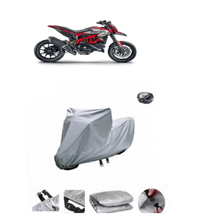 Ducati Hypermotard 796  Su Geçirmez Motosiklet Brandası ARKA ÇANTA UYUMLU