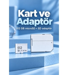 Hafıza Kartı 512 GB ve SD Adaptör Seti