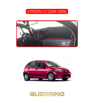 CITROEN C3 2004-2009TORPİDO KORUMA HALISI KIRMIZI KENAR