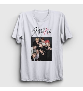 Presmono Unisex Beyaz Band Stray Kids T-Shirt 122498tt (Beyaz)