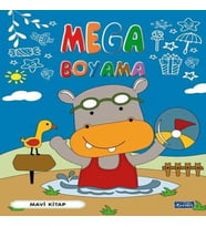 Mega Boyama Mavil Kitap