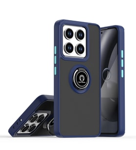 Xiaomi Mi 14t Montreal Yüzüklü Silikon Kapak - Lacivert