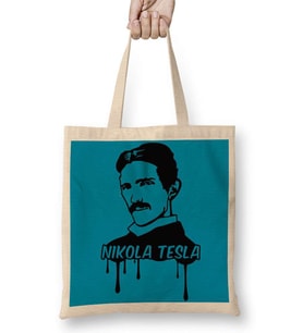 Nikola Tesla Bez Çanta Uzun Saplı