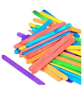Ticon Renkli Dil Çubuğu Dar 50Li - 6 paket