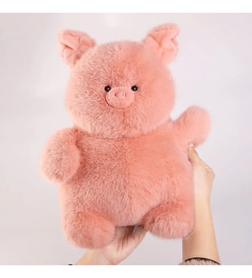 45 Cm Sevimli Domuzcuk Peluş Oyuncak (Pembe)
