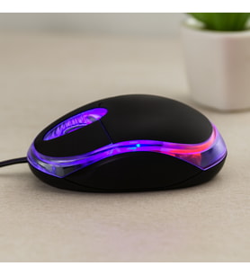 Kablolu Optik Mouse 1200 DPI Siyah (USB, 110 cm)