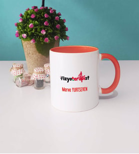 Fizyoterapist Kupa Bardak Turuncu