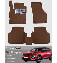 PEUGEOT 2008 ELEKTRİKLİ (2023-2025) Uyumlu EVA Paspas Tam Set–Araca Özel,Oto Paspas