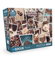 Blue Focus But Fırst Coffee - 1000 Parça