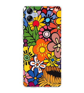 PrintiFy Samsung Galaxy A04e ile Uyumlu 1mm Slim Fit Retro Colors 2 Baskılı Şeffaf  Kılıf
