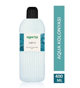 Pet Şişe 80 Derece Aqua Kolonya 400 ml