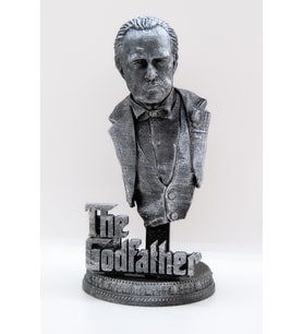 FLEXIS GODFATHER BÜST GÜMÜŞ ESKİTME EFSANE DETAYLAR 18 CM