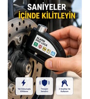 110 dB Alarm Disk Kilidi Motosiklet Scooter Bisiklet Güvenlik Yeni Nesil