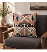 BK Gift El Yapımı Otantik Türk Kilim Kırlent Yastık 43x45 cm -1 Bohem Etnik Dekoratif Koltuk Yastığı