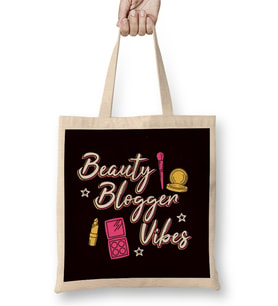 Beauty Blogger Blogging Make Up Cosmetics Influencer Writer Bez Çanta Uzun Saplı