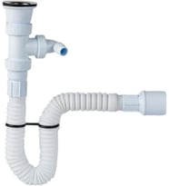 Northcity Çatallı Lavabo Sifonu 50 mm - Tıkanmayı Önleyen Pratik Sifon
