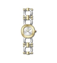 Ferro FL40175A-D Quartz Çelik Gri Sarı 25 mm Kadın Kol Saati