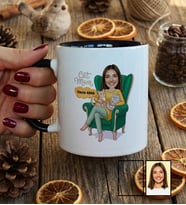 Kişiye Özel Karikatürlü Cat Mom Kedi Annesi Kupa Bardak Anneler Günü Hediyesi