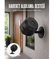 A9 HD Mini Güvenlik Kamerası Wi-Fi Bağlantılı Manyetik Tabanlı Ev ve Ofis Kamerası