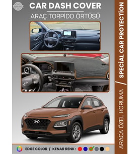 HYUNDAİ KONA (2020-2022) Torpido Örtüsü Ön Göğüs Koruma Torpido Koruma Tam Uyum Çatlamayı Önler