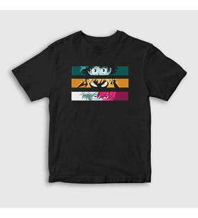 Presmono Unisex Çocuk Siyah Eyes Anime Boku No Hero Academia T-Shirt 234552tt