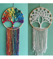 Rüya Kapanı Düş Kapanı Dream Catcher Hayat Ağacı (Karışık)