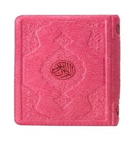 2 Renkli Pembe Hafız Boy Kur'an-I Kerim Kılıflı 2 Renkli Kuranı Kerimler