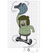 Regular Show Muscle Man Spinning On A Hoverboard Puzzle 240 Parça