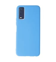 Vivo Y11s Kılıf Nano İçi Kadife Silikon - Mavi