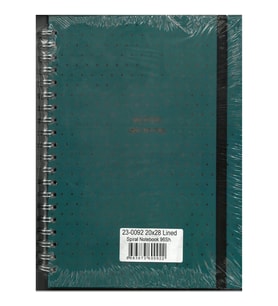 VICTORIA'S JOURNALS 0092 NOTES 20x28cm SPİRALLİ SERT KAPAK 90gr. 96YP. ÇİZGİLİ DEFTER