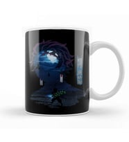 Tanjiro Moonlight Kupa Bardak Porselen