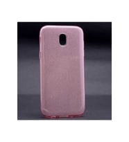 Samsung Galaxy J5 Pro Uyumlu Kılıf Zore Shining Silikon (Pembe)