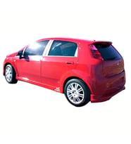 Fiat Punto Kulaklı Yan Marşpiyel Seti Mat Siyah Plastik 2 Adet 2012 2013 2014 2015 2016 2017 2018