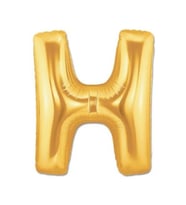 Altın Sarısı Folyo Harf Balon 1 Metre (Standart)