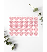 Desenli Thank You Teşekkür Stickers Paketleme Çıkartma PYTKSTK92