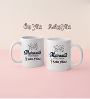 Matematik Öğretmeni Kişiye Özel Kupa Bardak
