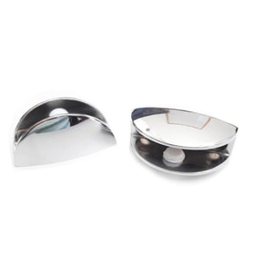 Mey İthalat® Oval Krom Etejer Camı Tutucu Takımı