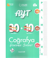 AYT Coğrafya Palmetre 30+10 Deneme Sınavı Palme Yayınları