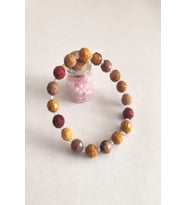 SERTİFİKALI 8 MM ÇOKGEN MOKAİT JASPER DOĞALTAŞ BİLEKLİK