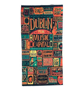 The Music Capital Temalı Buff Boyunluk Bandana No:128 (Karışık)